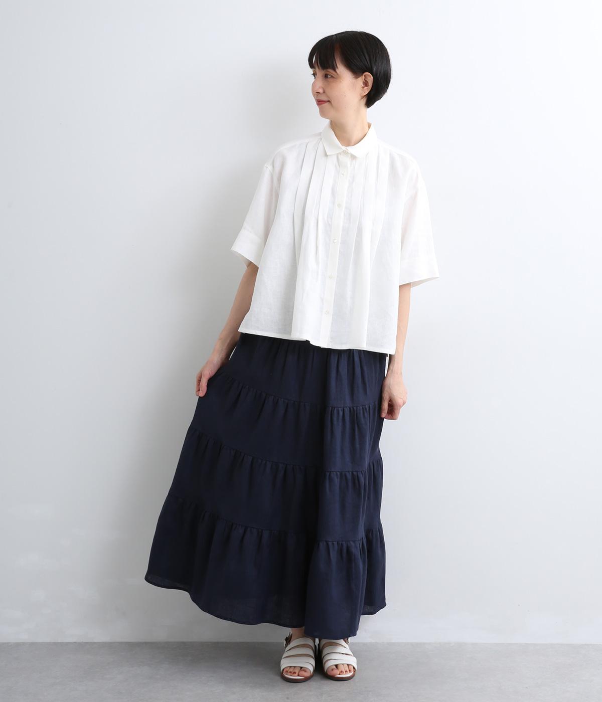 リネンフロントタックシャツブラウス｜LOISIR（ロワズィール）の商品詳細