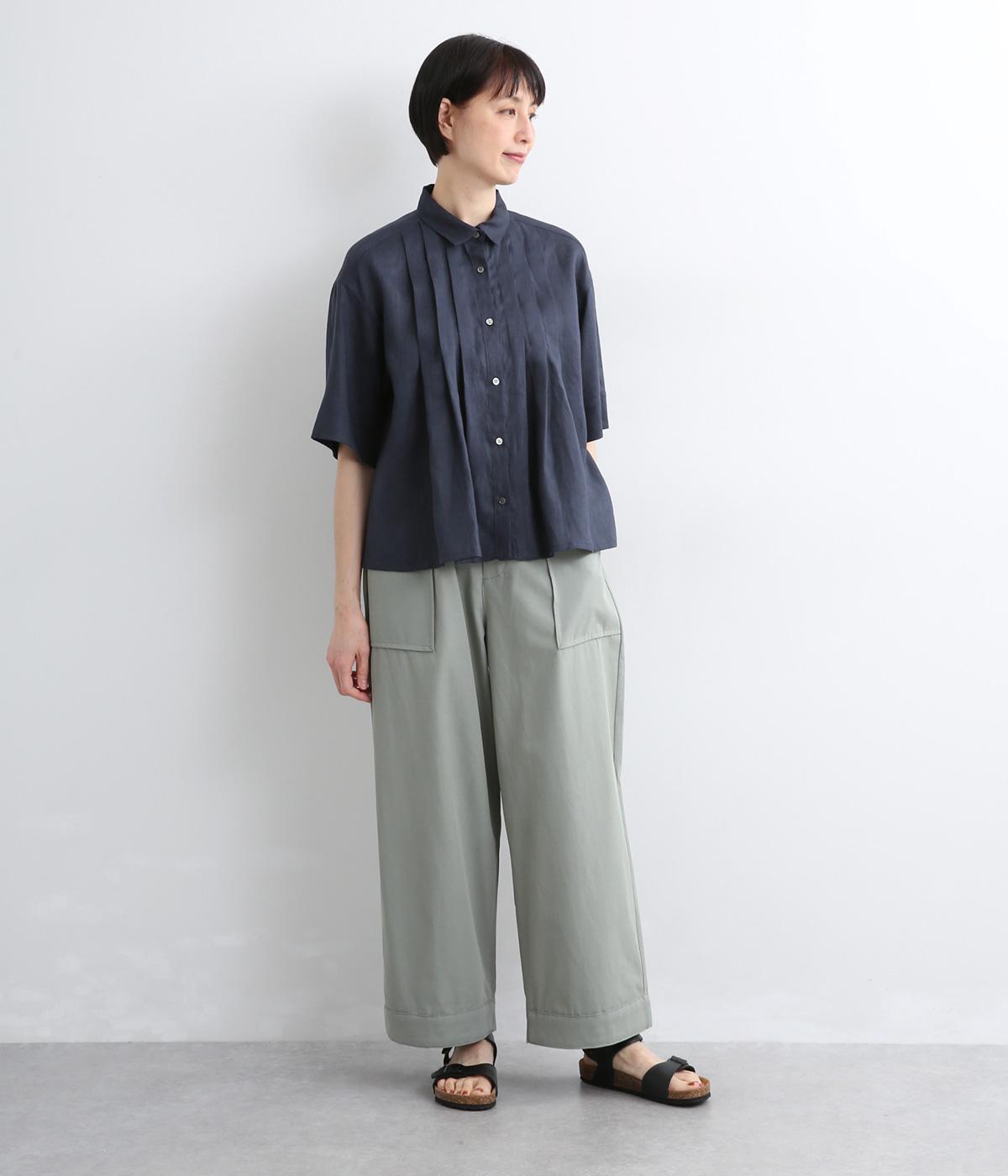 リネンフロントタックシャツブラウス｜LOISIR（ロワズィール）の商品詳細