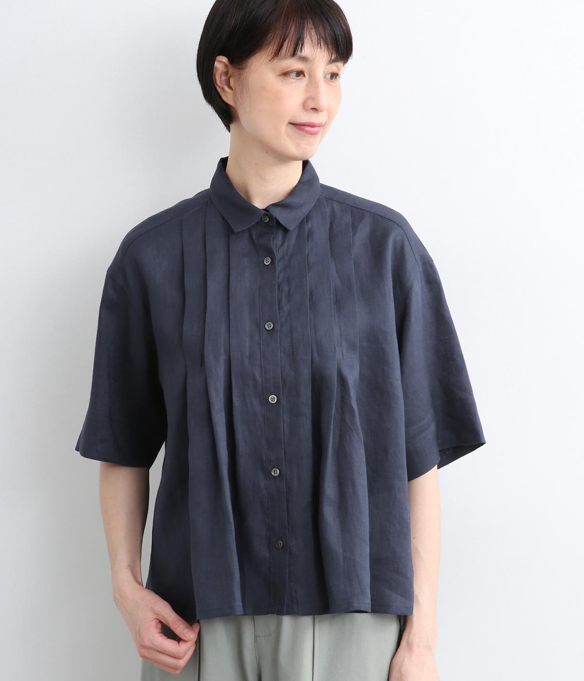 リネンフロントタックシャツブラウス｜LOISIR（ロワズィール）の商品詳細