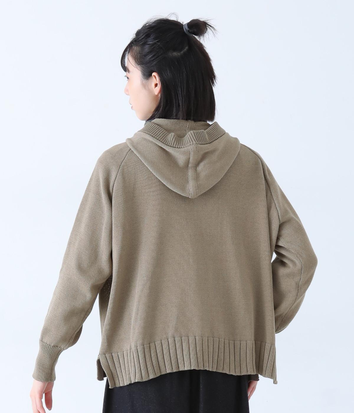 フード付きカーディガン｜&yarn（アンドヤーン）の商品詳細