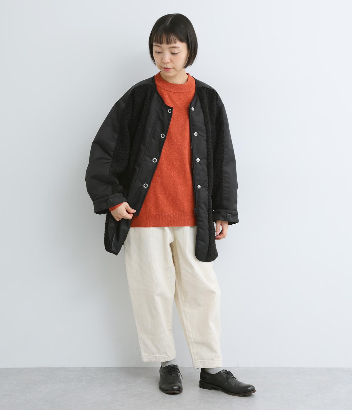 異素材ミックスボアブルゾン｜AUG（オーグ）の商品詳細