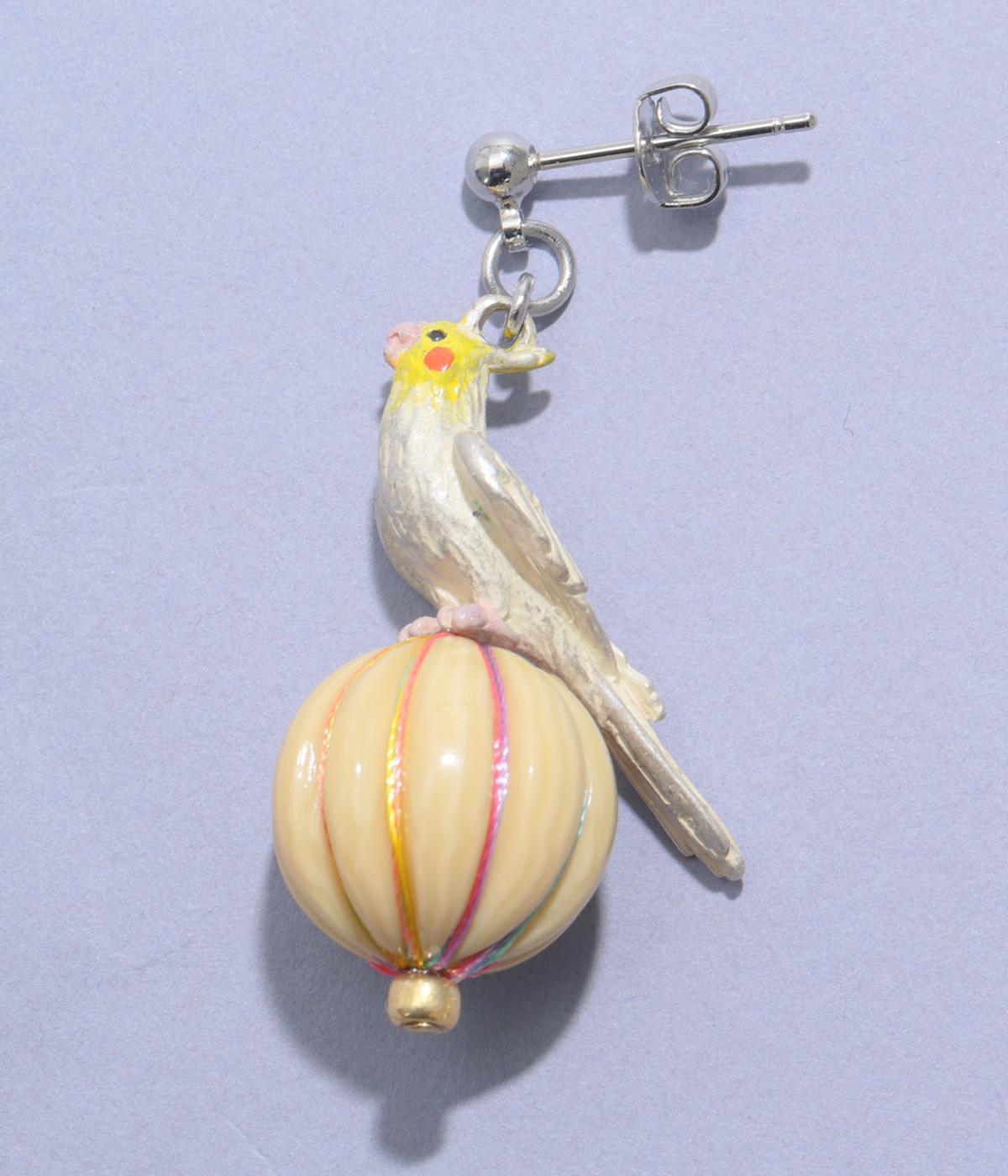 オカメのさえずりピアス｜PalnartPoc（パルナートポック）の商品詳細