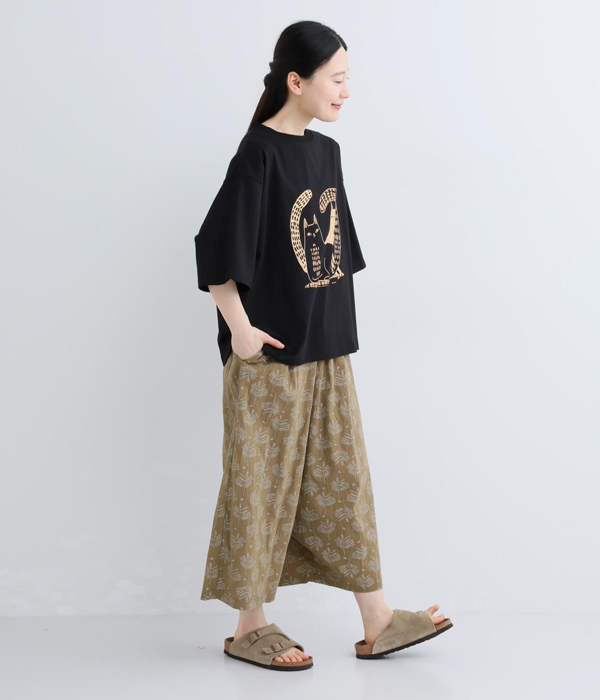 BIGLEAFと小鳥柄 サルエルワイドパンツ｜COLORK（カラック）の商品詳細