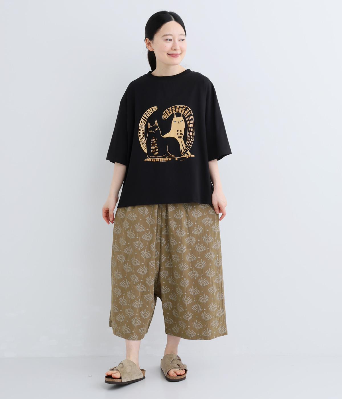 BIGLEAFと小鳥柄 サルエルワイドパンツ｜COLORK（カラック）の商品詳細