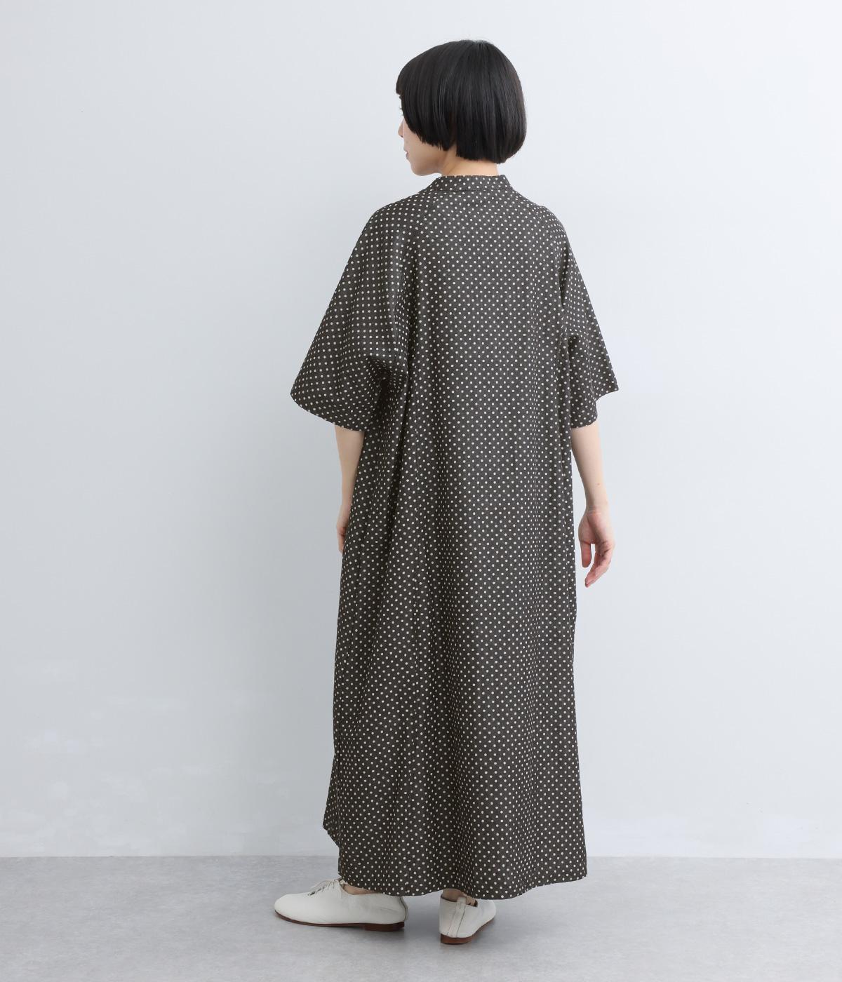 コットンシャンブレードットゆったりワンピース｜COLORK（カラック）の