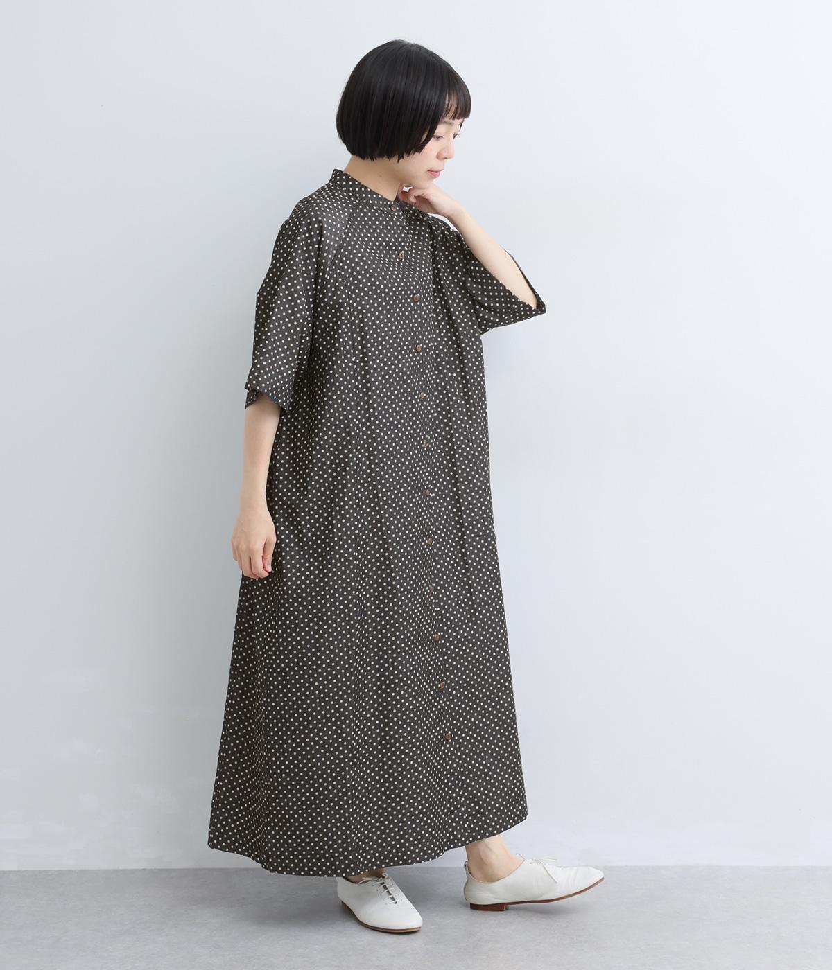 コットンシャンブレードットゆったりワンピース｜COLORK（カラック）の