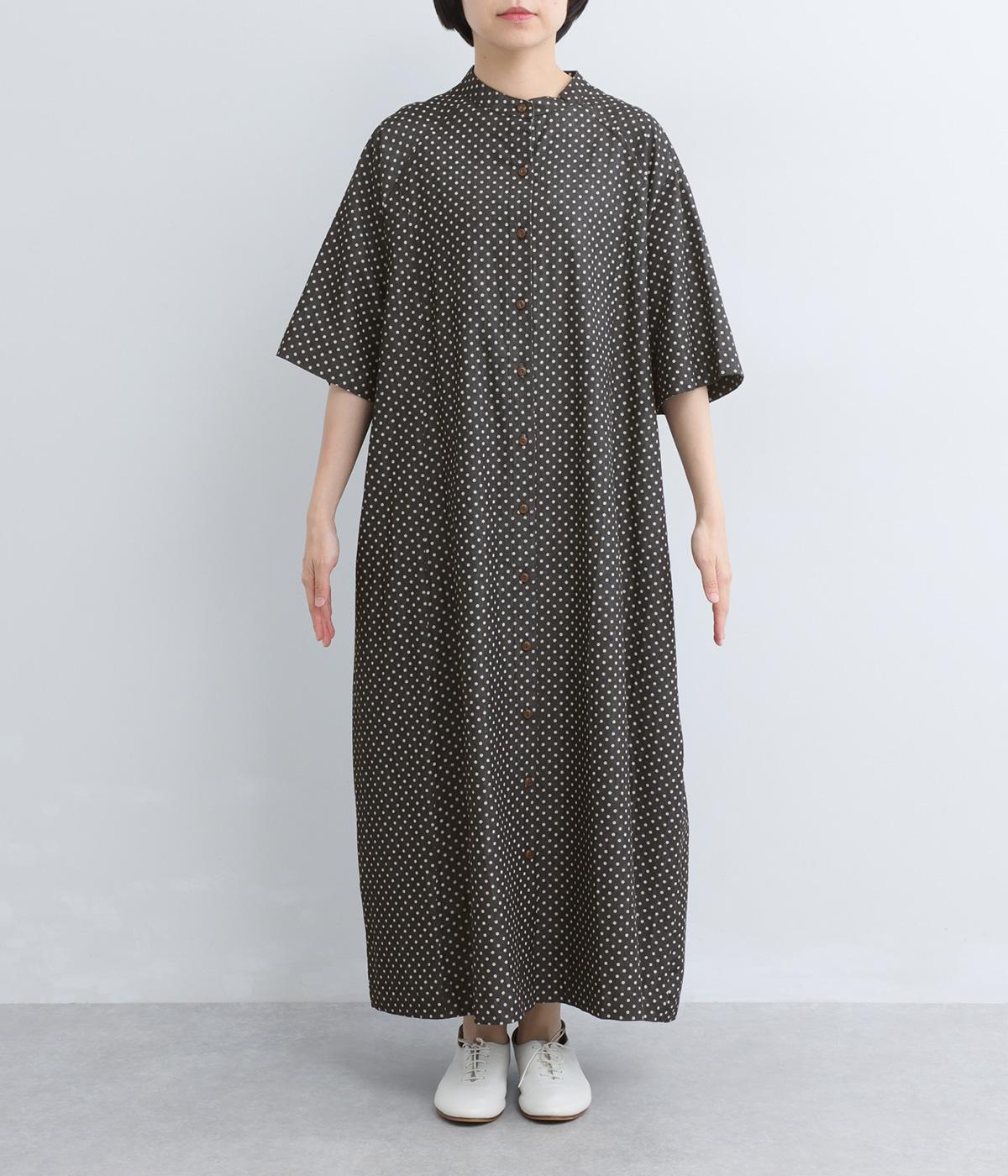 コットンシャンブレードットゆったりワンピース｜COLORK（カラック）の