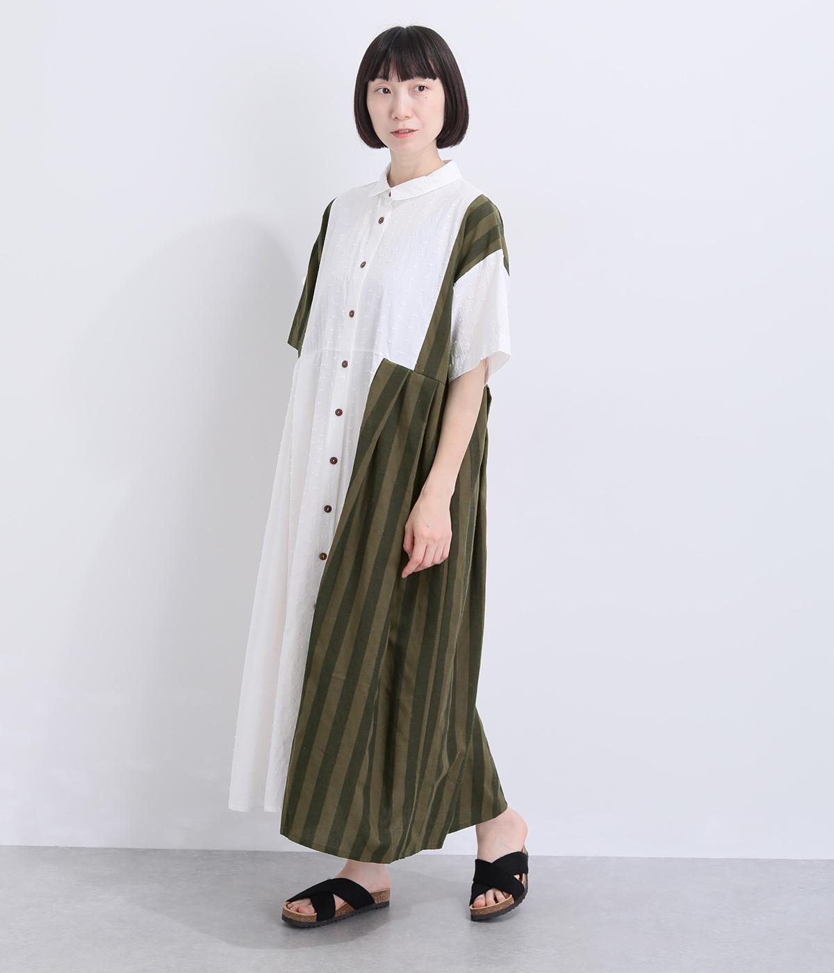 コットンレギュラー切替ワンピース｜COLORK（カラック）の商品詳細