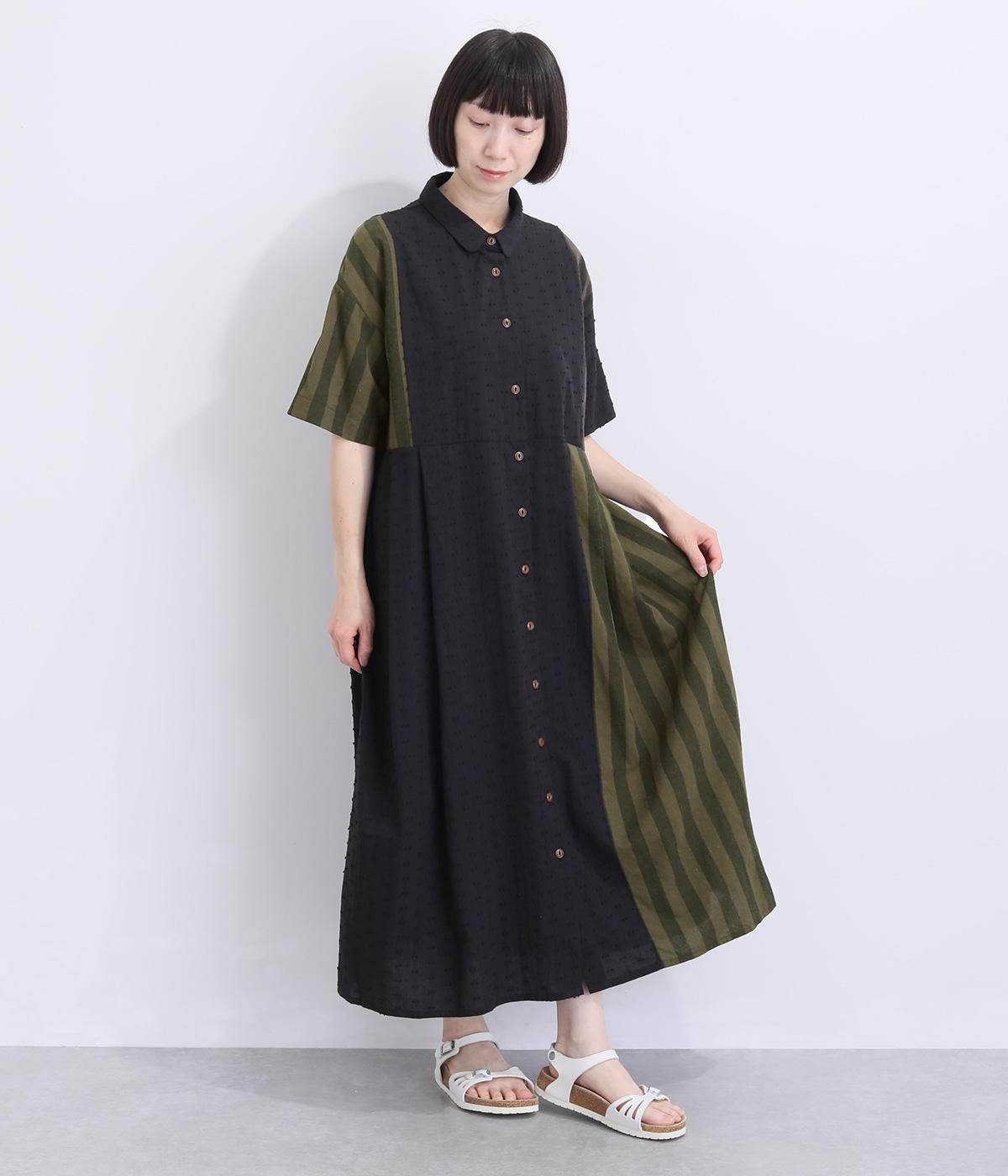 コットンレギュラー切替ワンピース｜COLORK（カラック）の商品詳細