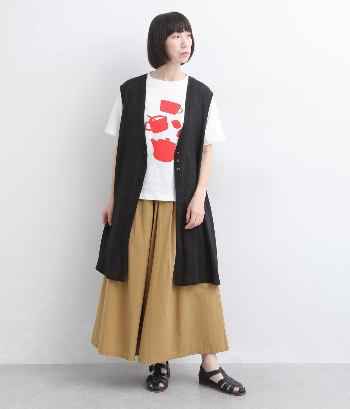 ソフトコットン タックワイドパンツ｜kermu（ケルム）の商品詳細