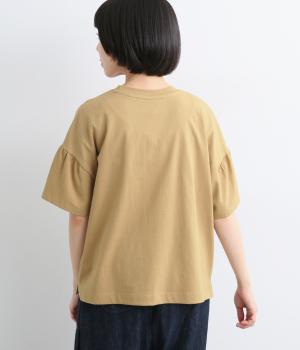 ラフィ天竺 ギャザースリーブTシャツ｜kermu（ケルム）の商品詳細