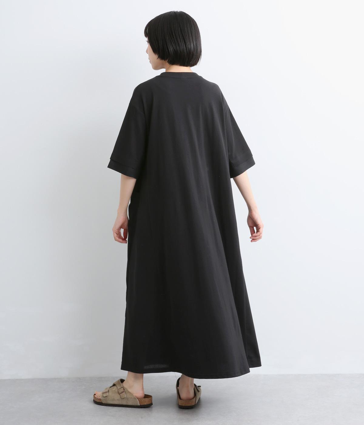 接触冷感天竺 異素材切替ワンピース｜kermu（ケルム）の商品詳細