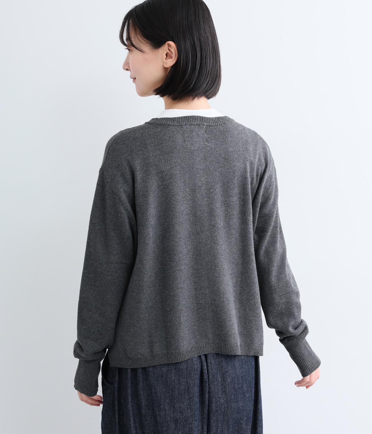 コットンニット ショートワイドカーディガン｜kermu（ケルム）の商品詳細
