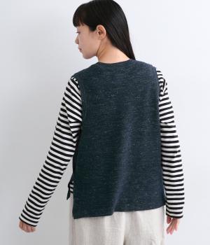 コットンリネンウールミックスニットベスト｜HEAVENLY（ヘブンリー）の