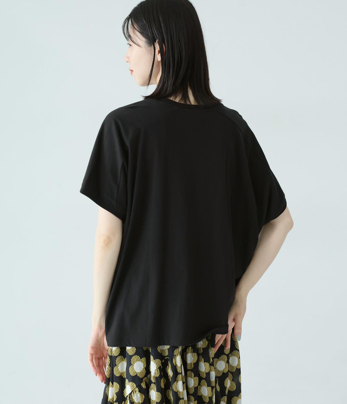 良質天竺 くつ刺繍ワイドTシャツ｜fu_dueka::（エーカ）の商品詳細