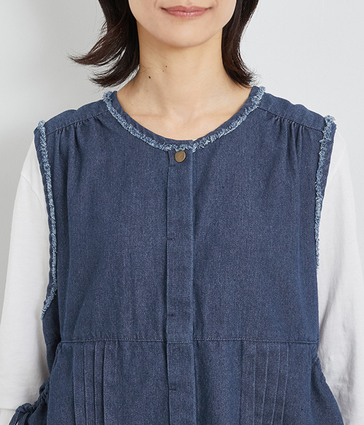 7OZデニムベスト｜LUPILIEN（ルピリアン）の商品詳細