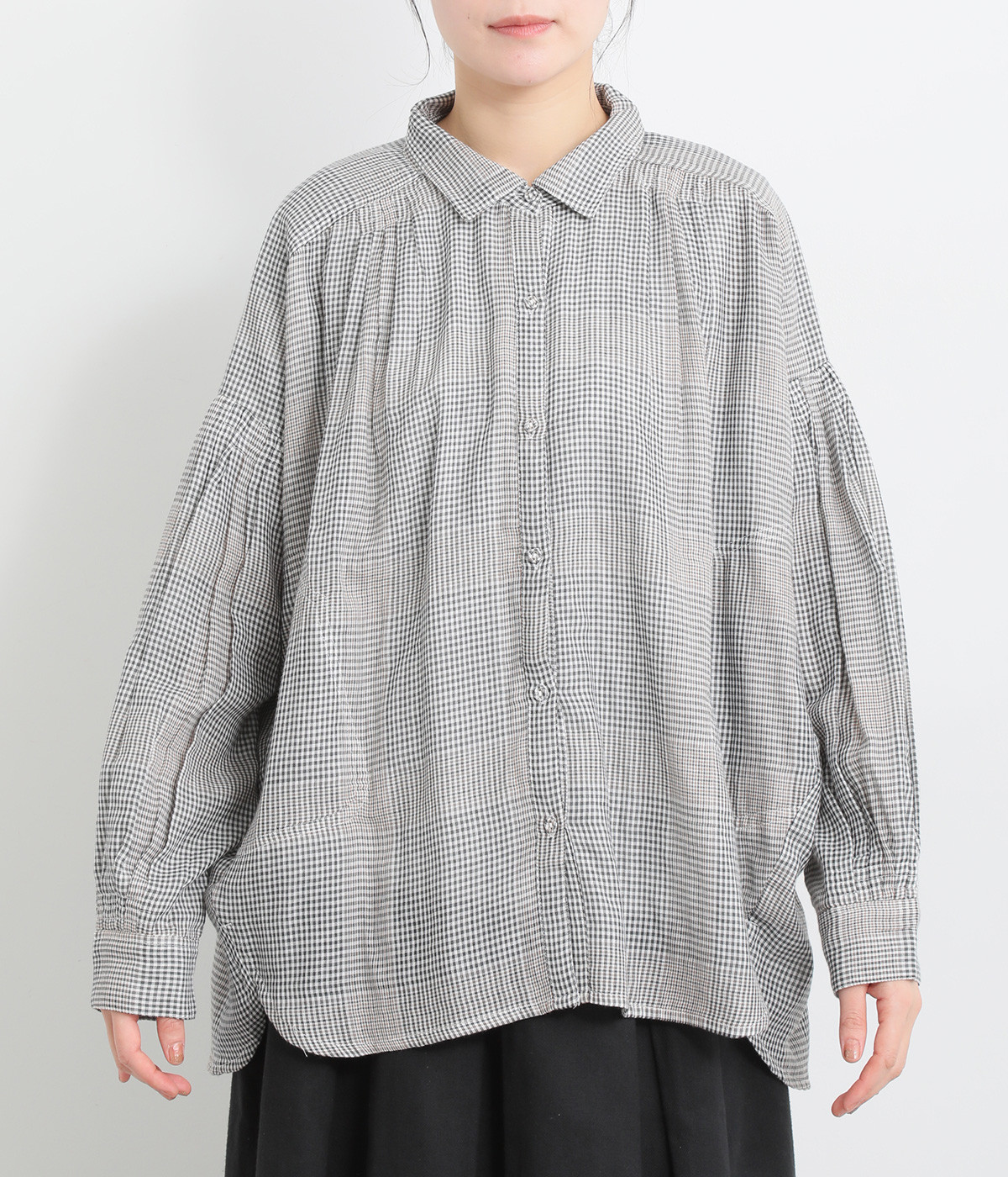 ダブルガーゼ ピンタックシャツ｜LUPILIEN（ルピリアン）の商品詳細