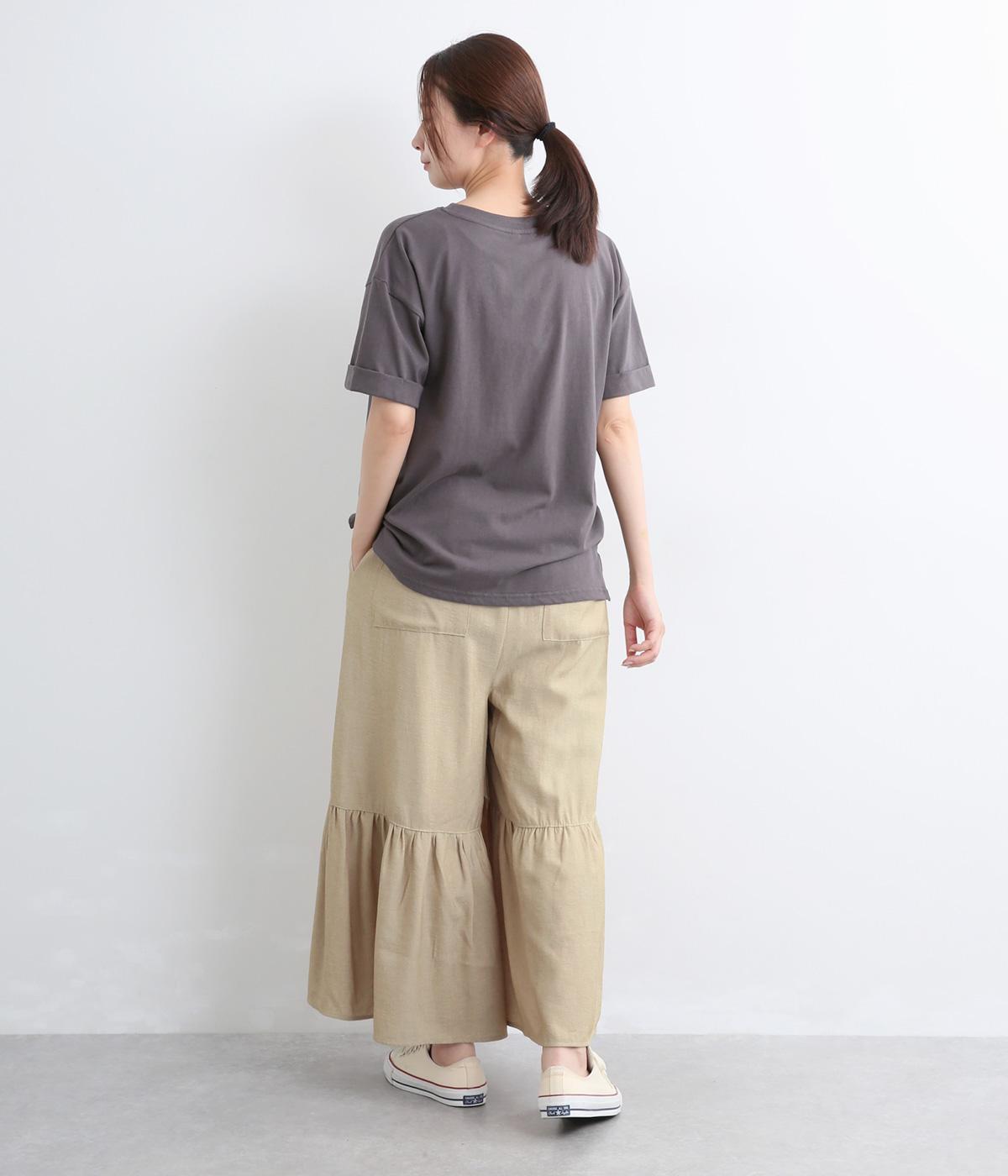 リネンタッチ ワイドパンツ｜LUPILIEN（ルピリアン）の商品詳細