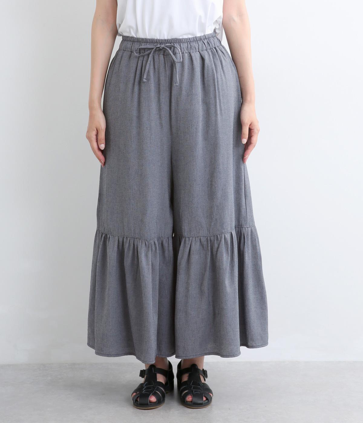 リネンタッチ ワイドパンツ｜LUPILIEN（ルピリアン）の商品詳細