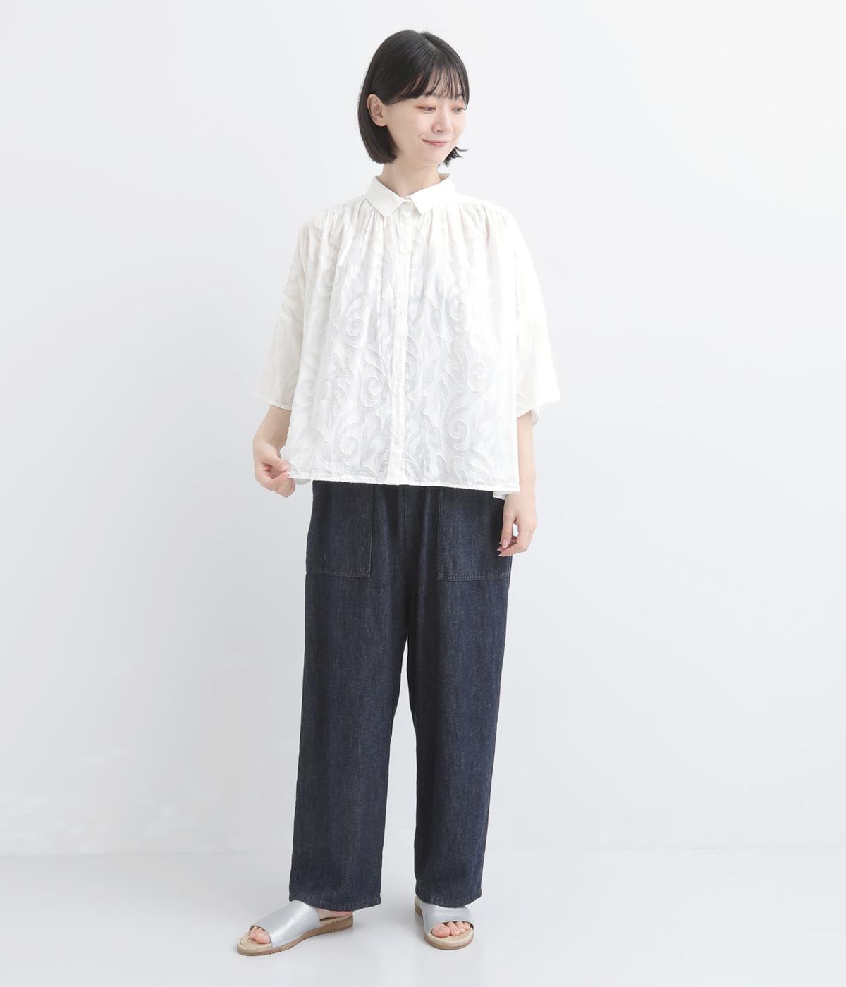 ジャカードギャザーシャツ｜LUPILIEN（ルピリアン）の商品詳細