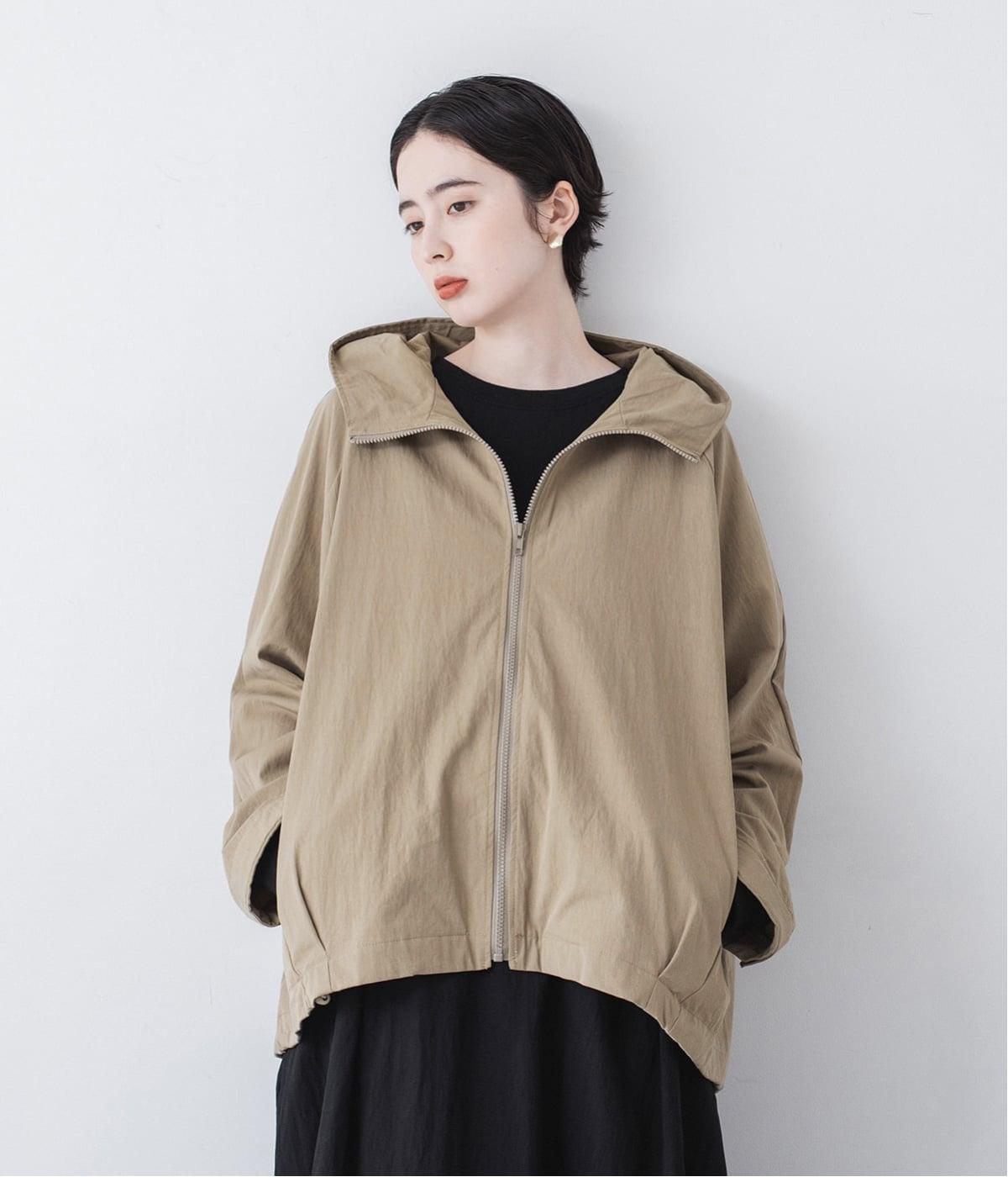 コットンナイロンフードジップブルゾン｜corail（コライユ）の商品詳細