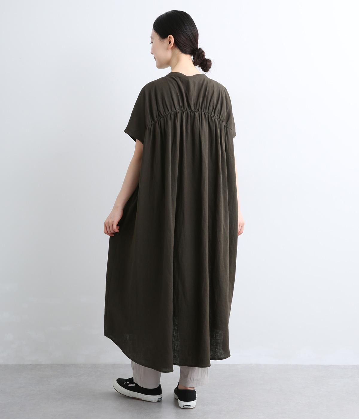 ラミー背面ギャザーノースリーブワンピース｜corail（コライユ）の商品詳細