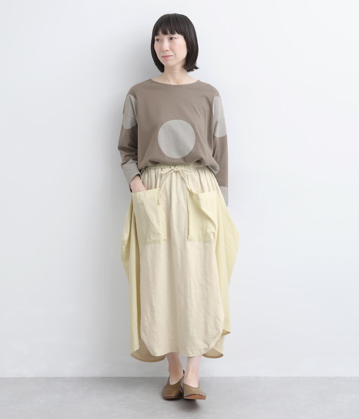萌 MOYURU アシンメトリー 変形 バルーンスカート パッチワーク インド