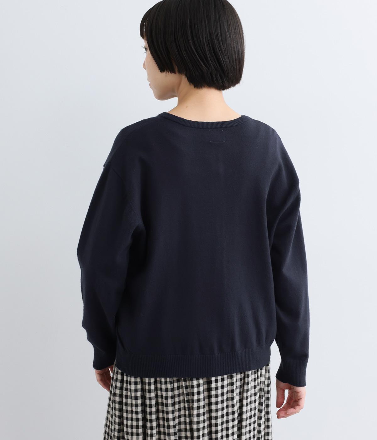 ネコ刺しゅうニットカーディガン｜unii（ウニィ）の商品詳細