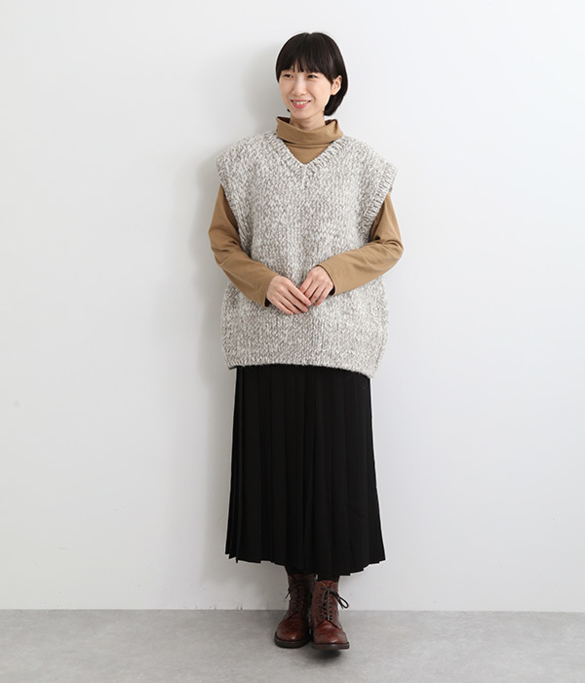 ペルーハンドニットベスト｜ICHI Antiquites（イチアンティークス）の