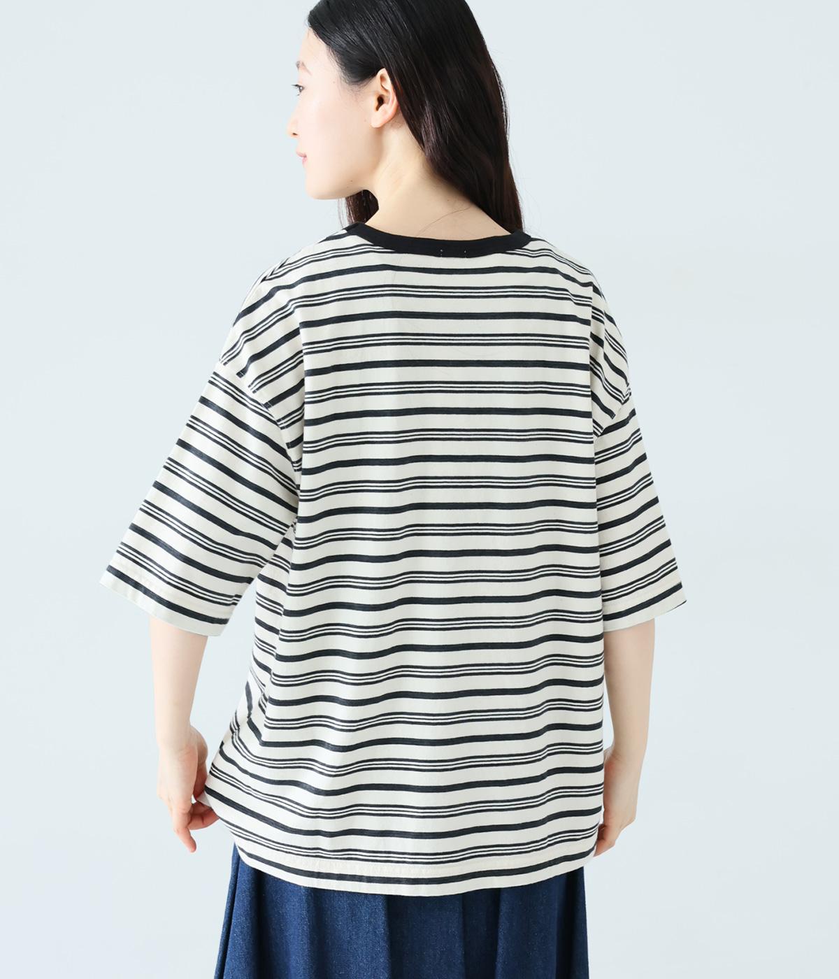 コットンボーダー Tシャツ｜ichi（イチ）の商品詳細