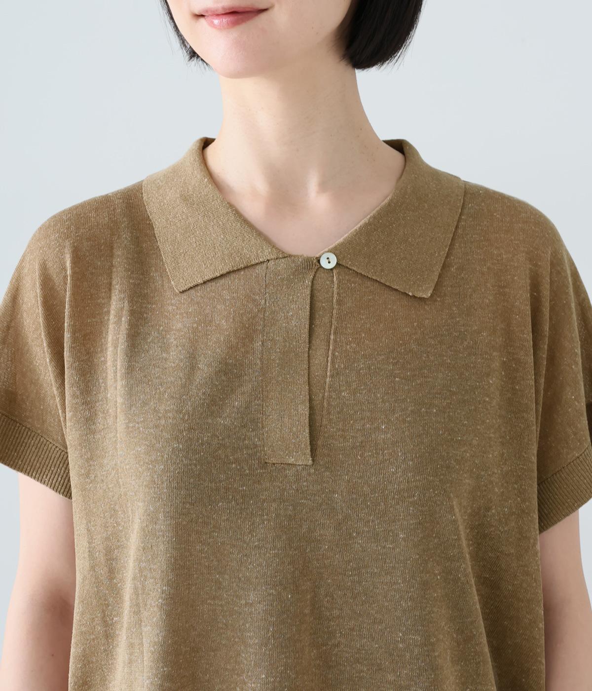 4120【伊勢丹別注・美品】イタリア製 コロンボ リネン混 ニット ポロシャツ リネン混ニット ポロシャツ｜ichi（イチ）の商品詳細