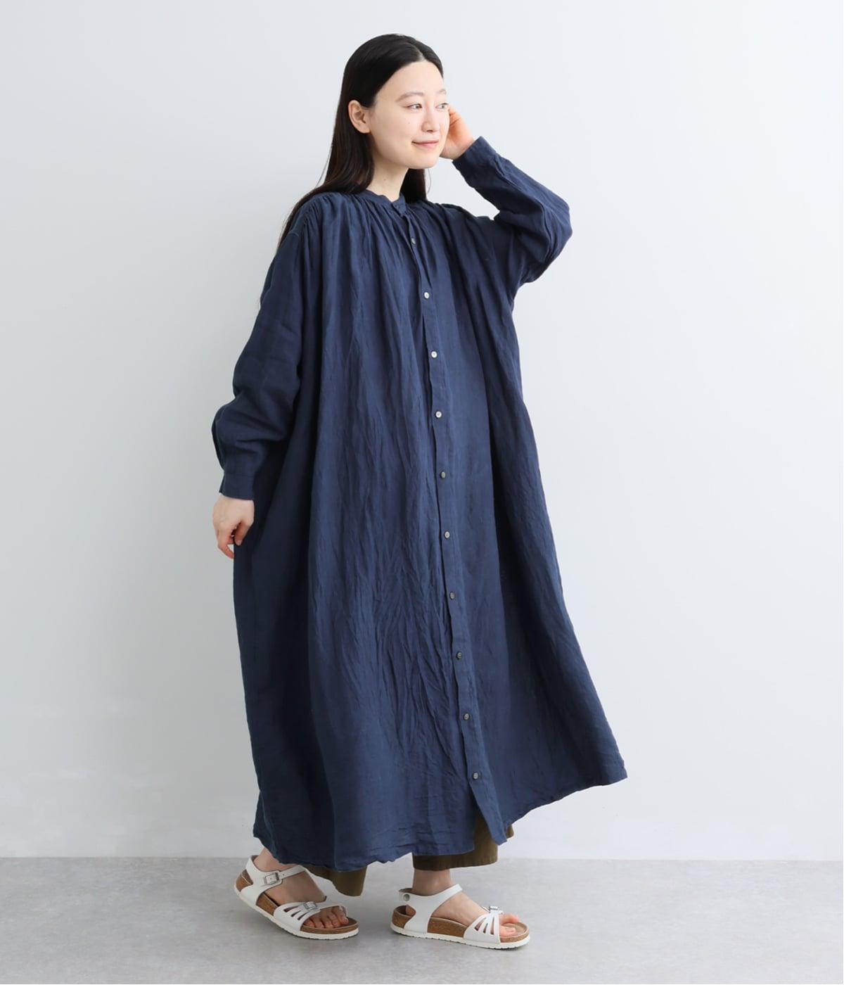 ichi リネンワンピース インディゴ リネンワンピース｜ICHI Antiquites（イチアンティークス
