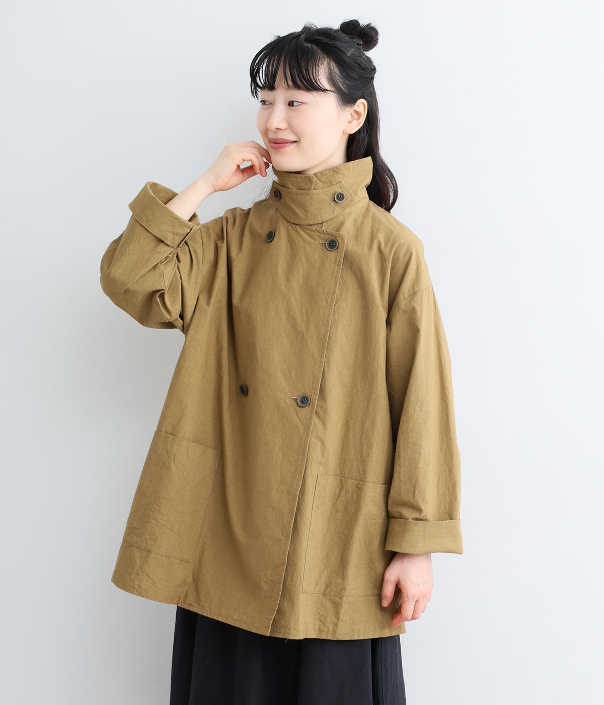 スタンドカラーダブルハーフコート｜ina（イナ）の商品詳細