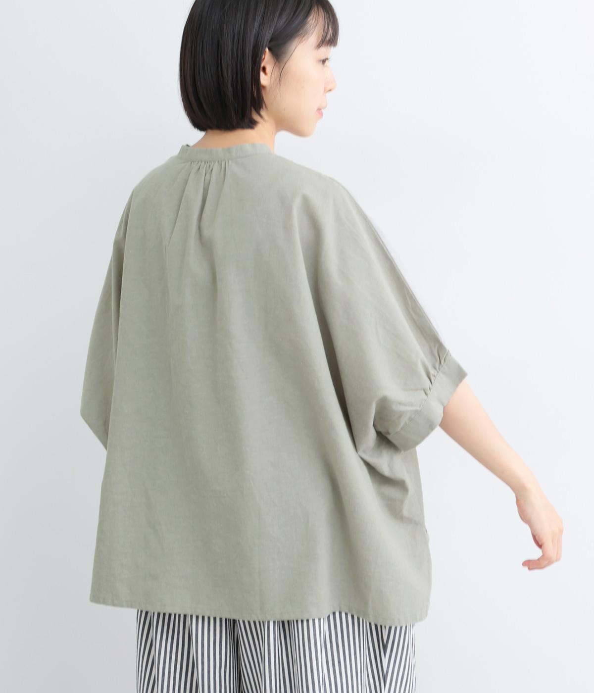 コットンリネンドルマンブラウス｜blue willow（ブルーウィロウ）の 