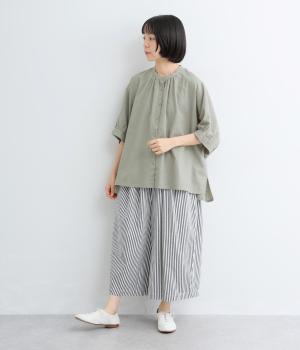 コットンリネンドルマンブラウス｜blue willow（ブルーウィロウ）の 
