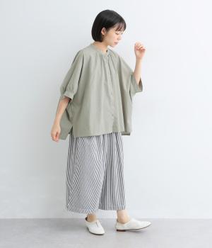 コットンリネンドルマンブラウス｜blue willow（ブルーウィロウ）の