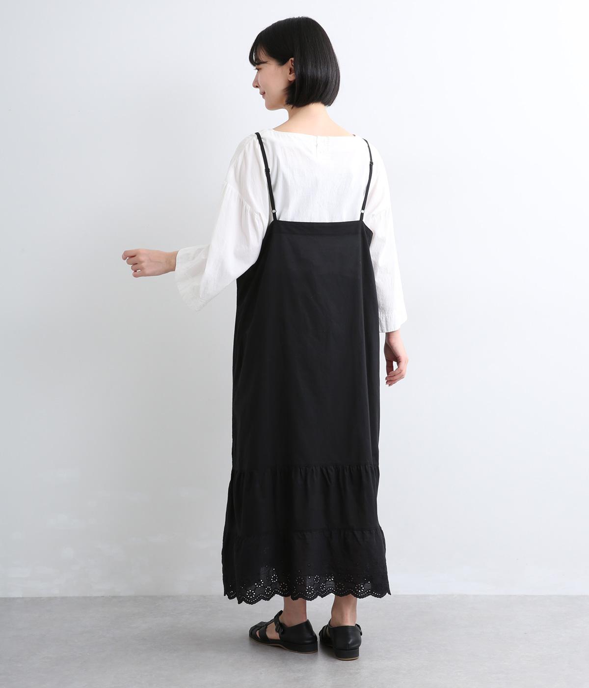 裾スカラップレースキャミワンピース｜NUEVO BLANCA（ヌエヴォブランカ