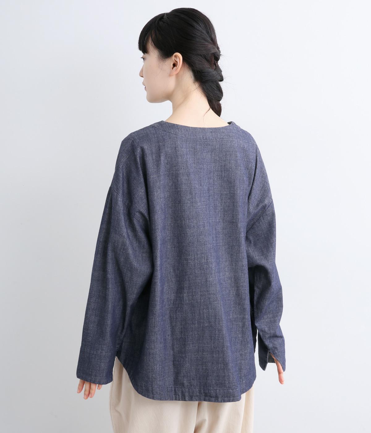 フラワー刺繍ノーカラージャケット｜NUEVO BLANCA（ヌエヴォブランカ