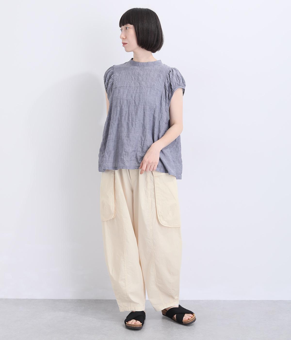 コットンダンプワッシャー ビックフラップポケットパンツ｜TANG