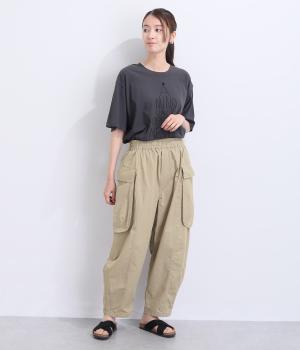 コットンダンプワッシャー ビックフラップポケットパンツ｜TANG
