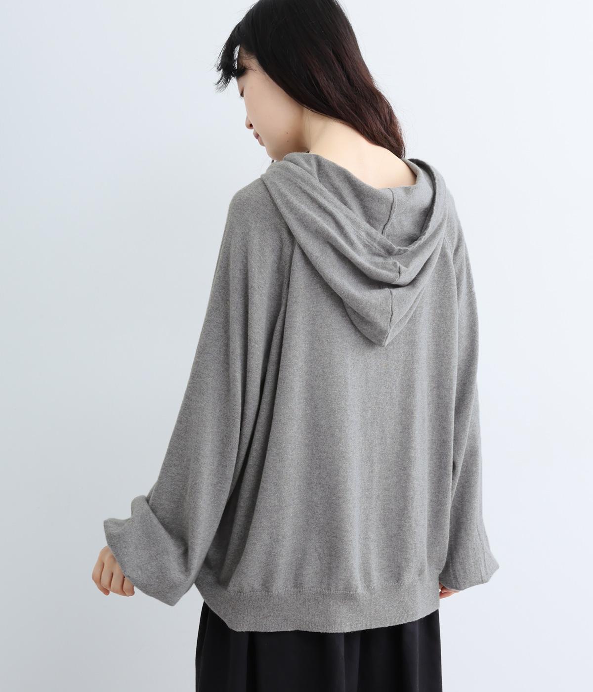 コットンカシミヤ ダブルzipパーカー｜TANG（タング）の商品詳細