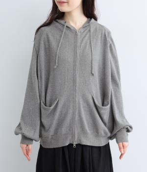 コットンカシミヤ ダブルzipパーカー｜TANG（タング）の商品詳細