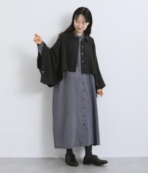 9番手リネン襟付きポンチョ｜08Mab（ゼロハチマブ）の商品詳細