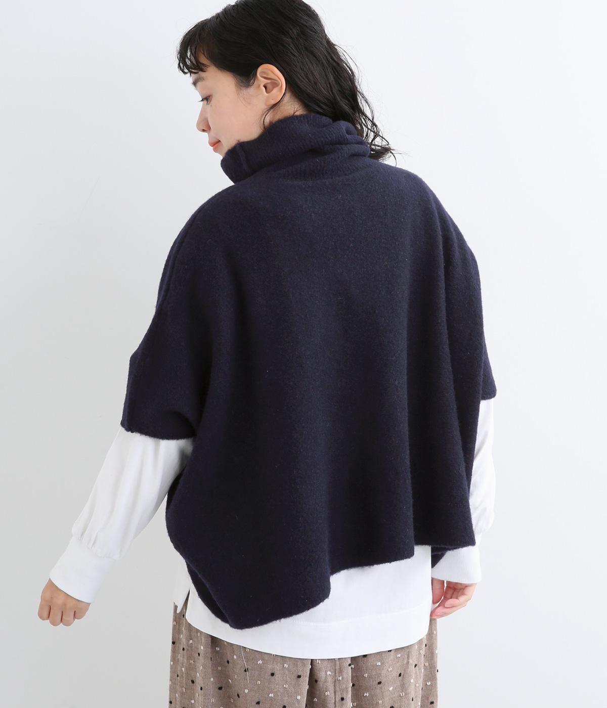 ソフトウールニットハイネックポンチョ｜08Mab（ゼロハチマブ）の商品詳細
