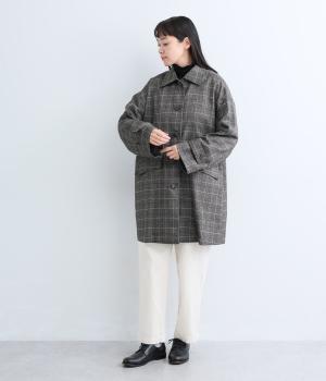 グレンチェックステンカラーコート｜sosotto（ソソット）の商品詳細