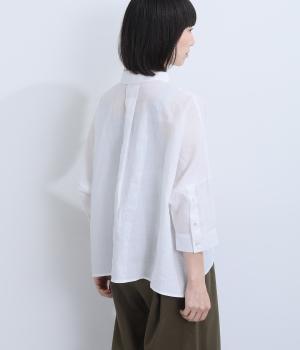 ラミークロップド6分袖シャツ｜nop de nod（ノップドゥノッド）の商品詳細