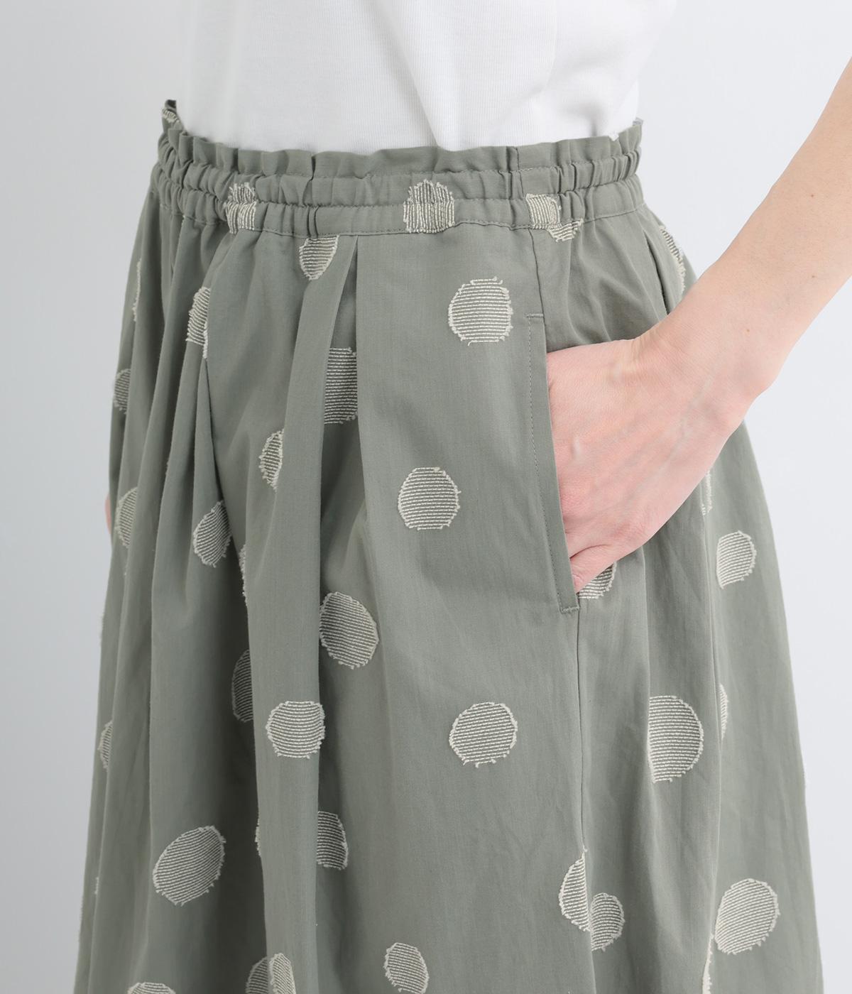 ランダムドット コットンタックスカート｜cloudnine（クラウドナイン