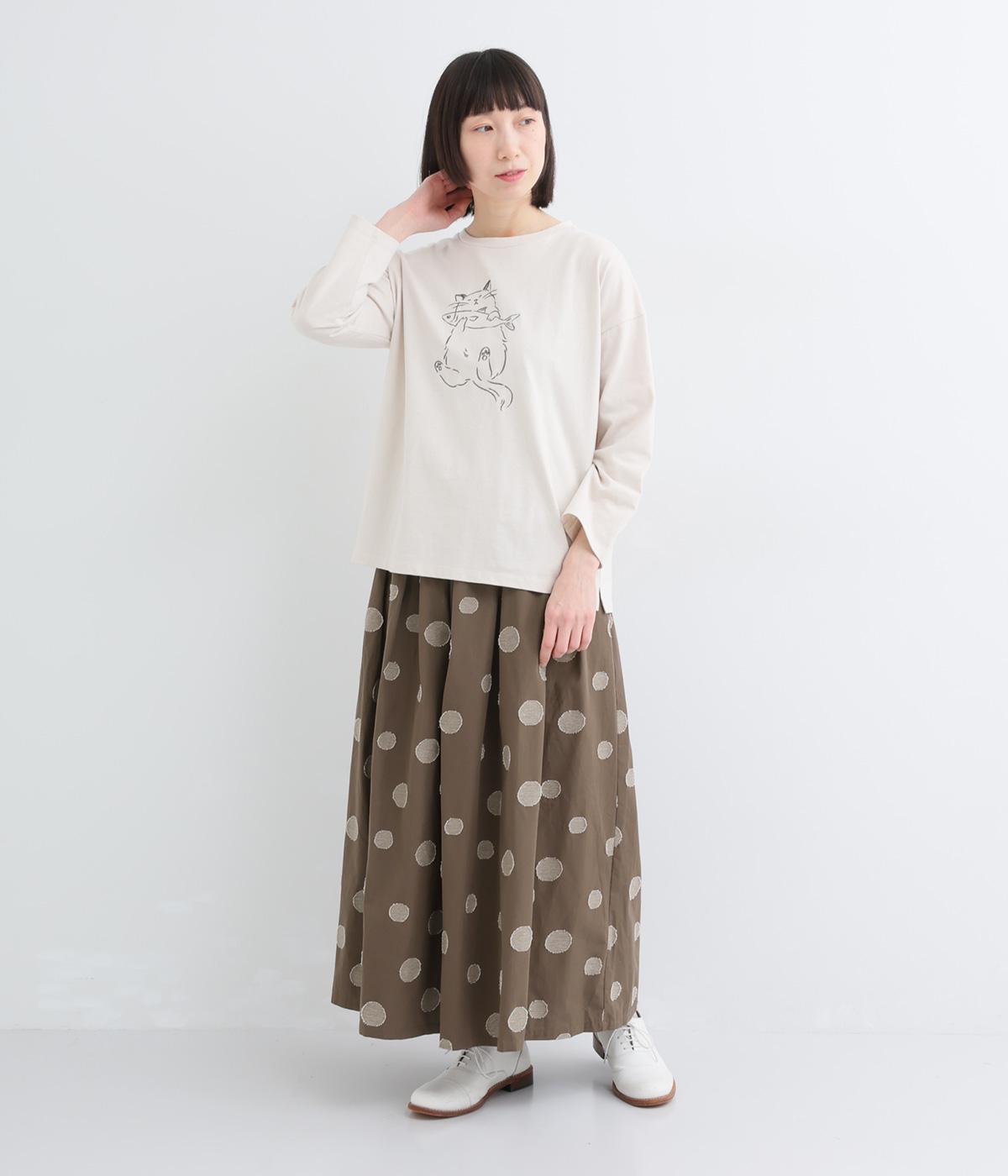 ランダムドット コットンタックスカート｜cloudnine（クラウドナイン