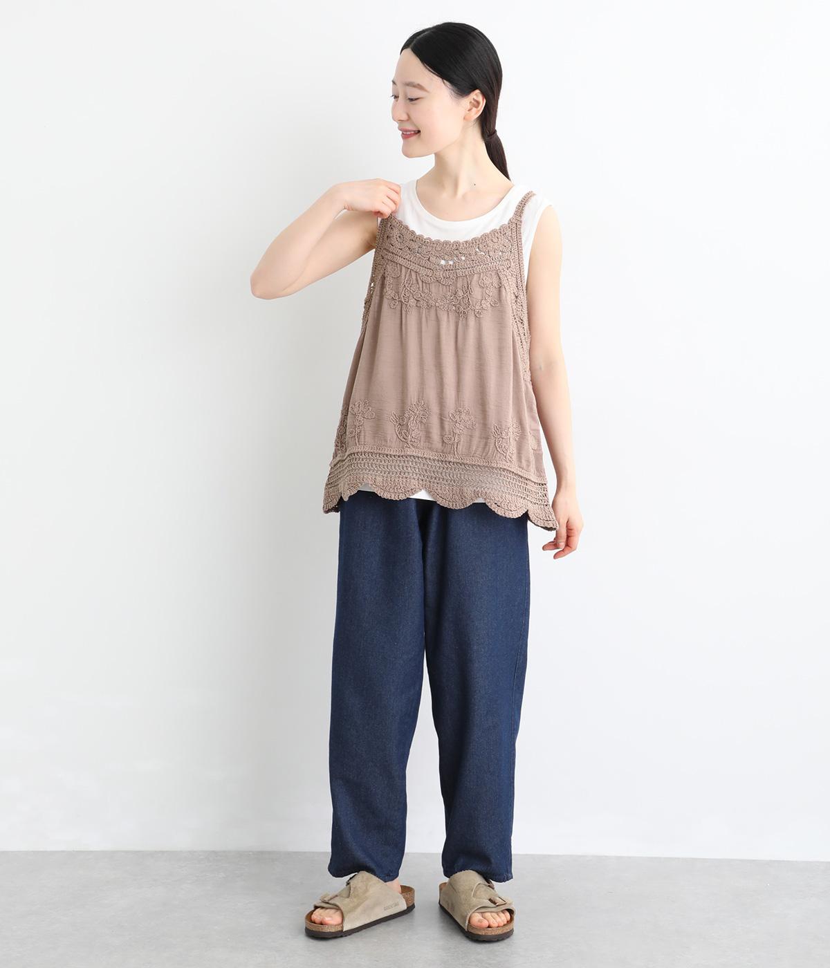 レース刺繍キャミベスト｜cloudnine（クラウドナイン）の商品詳細