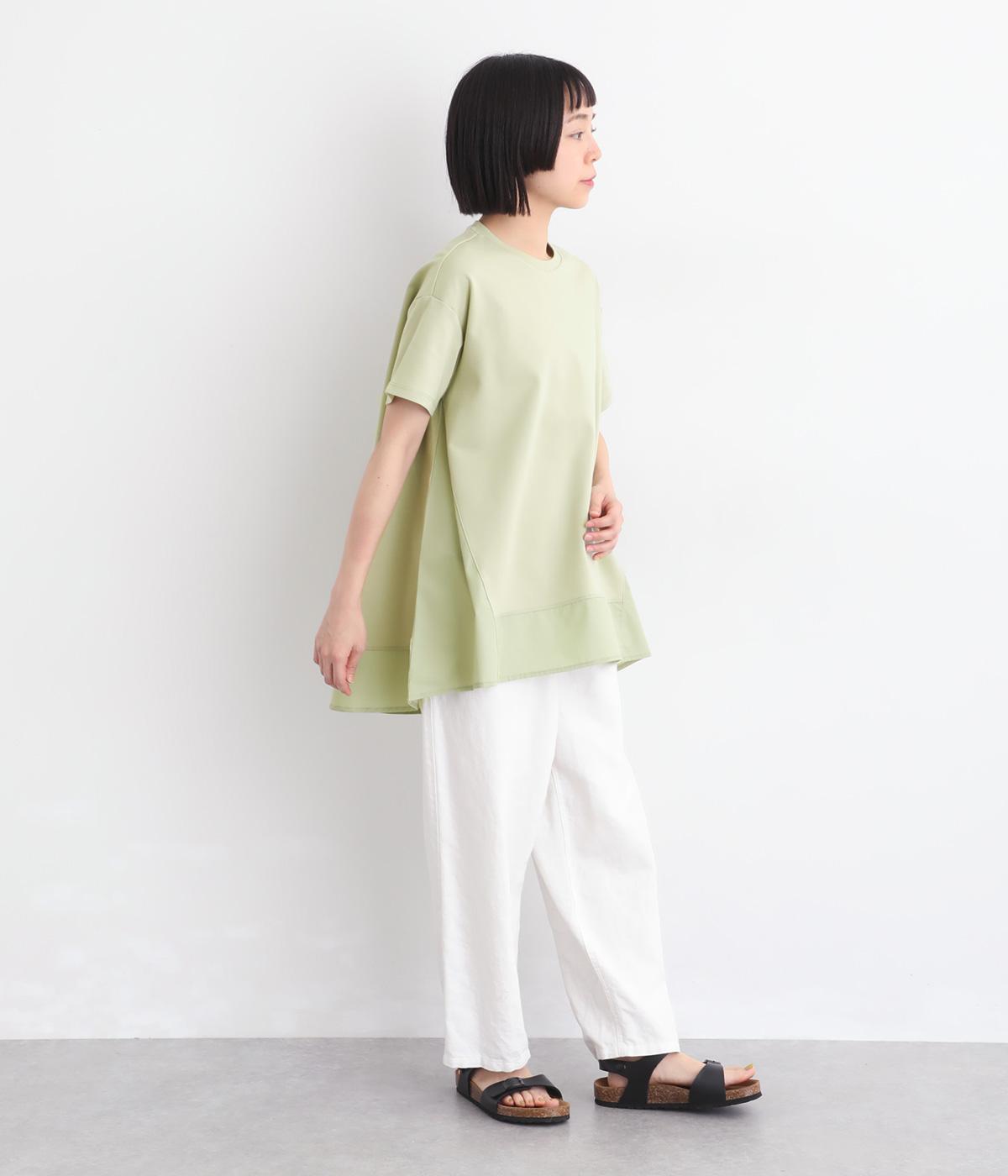 布帛コンビフレアチュニックTシャツ｜LILASIC（リラシク）の商品詳細